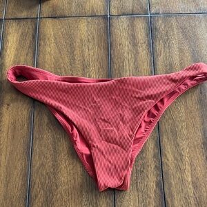 Lululemon reversible burnt Red Bikini Bottom
